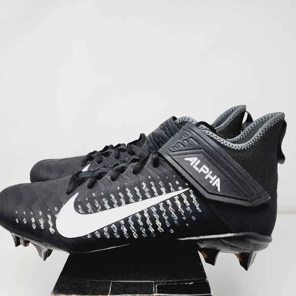 Nike Alpha Menace Pro 2 WD P Football Cleats Black BV3951-001 S 12 Wide - Picture 4 of 7